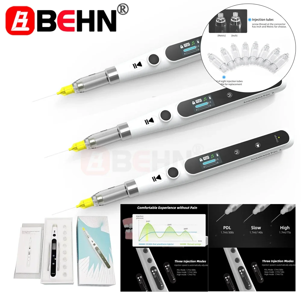 Nuovo Prodotto Dentale Iniettore Per Anestesia Orale Siringa Per Anestesia Dentale Penna Per Anestesia Locale Orale - Foto 11