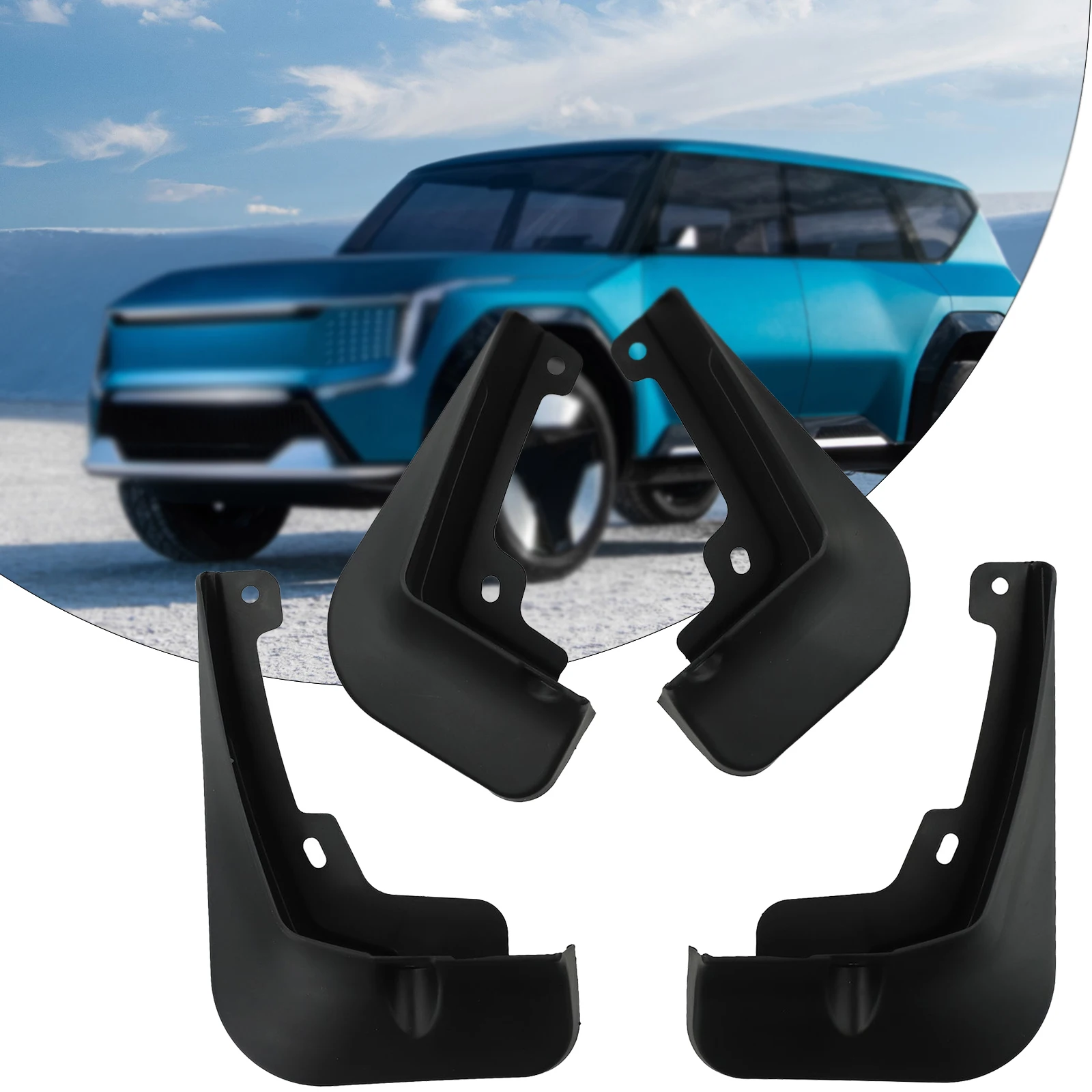 

Car Tire Bottom Fender Front Accessories Anti Splash Easy Installation Mud Flaps Mudguards Parts Rear High Quality