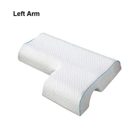 Breathable Memory Foams Neck Pillow For Uninterrupted Sleep Sleeping Pillow For Couple Memory Pillow Left arm model 4
