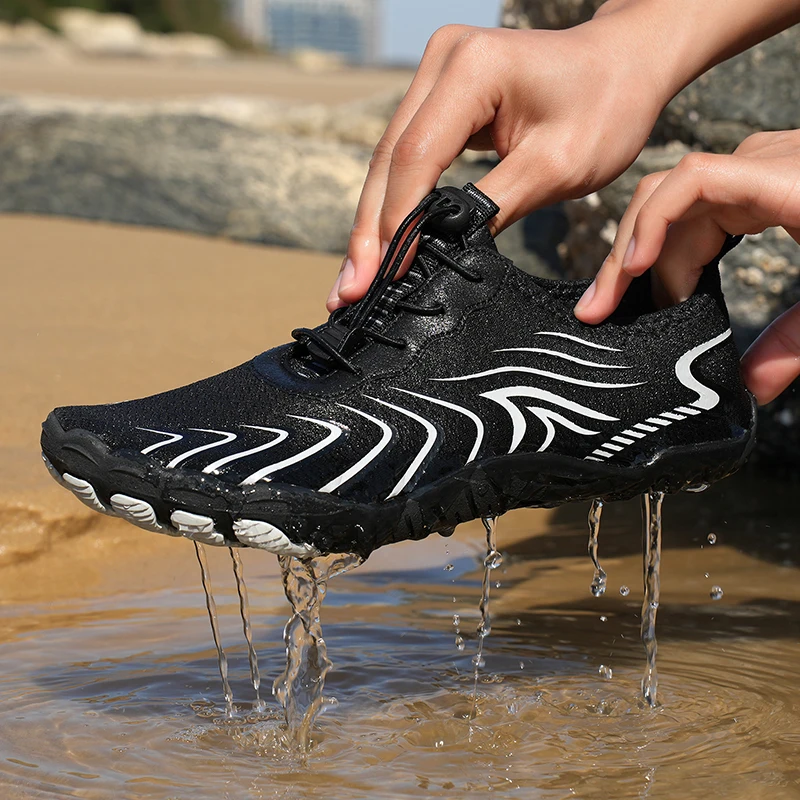 Man Barefoot Aqua Shoes Woman Water Shoes Outdoor Sports Beach Swimming Sandal Quick-Dry Non-Slip Hiking Wadding Fishing