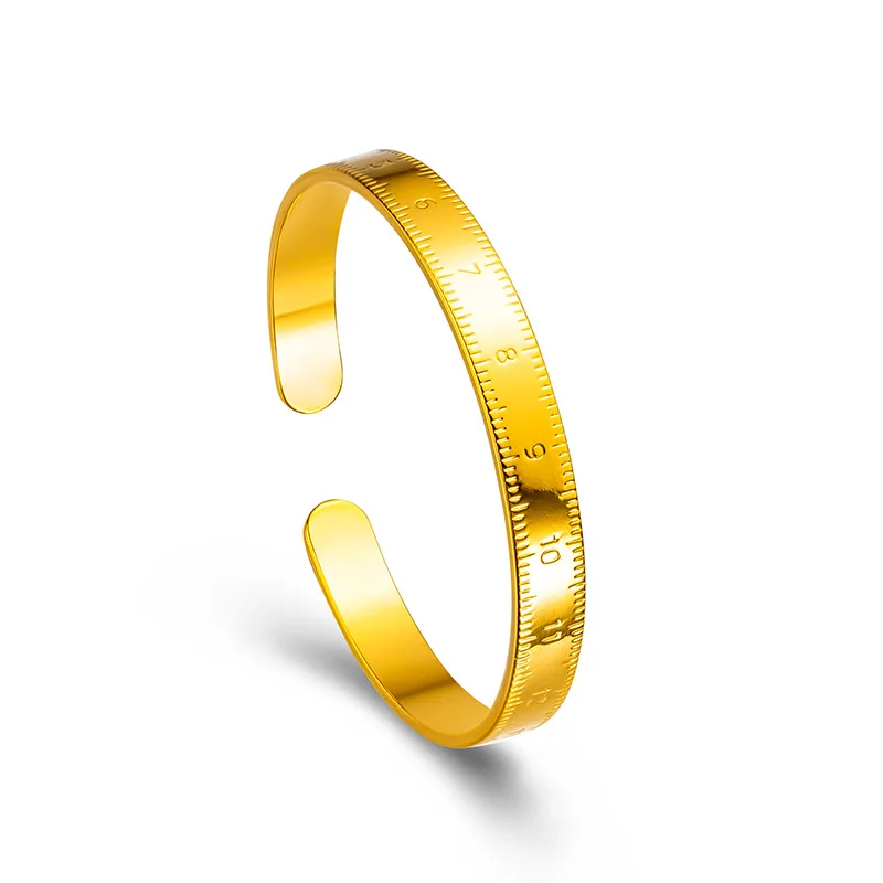 Adjustable Bracelet Gold Bracelet Men Roman Numeral Cuff Bracelet