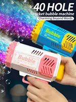 40 Hole Bubble Machine Fully Automatic Bubble Blowing Light Outdoor Bubble Machine without Battery without Bubble Water 5