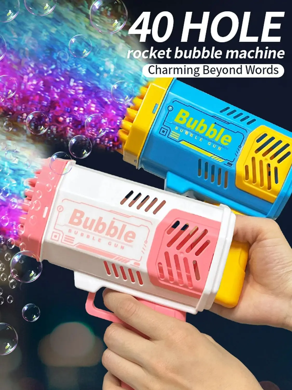Electric Bubble Gun Toy 3