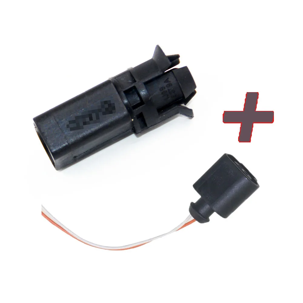 Ambient Outside Air Temperature Sensor 1J0919379A With 2 Pin Connector Plug For VW AUDI SEAT SKODA 1J0 919 379A