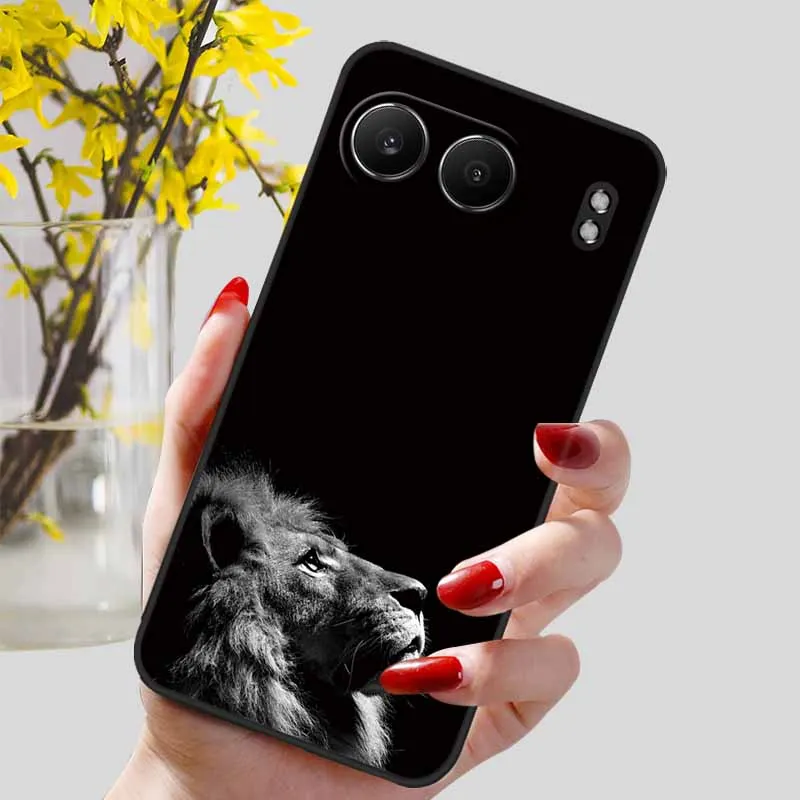 Luxury Silicone TPU Soft Bumper Case with Cute Cat Design for Oneplus Nord 4 - Premium Protective Cover