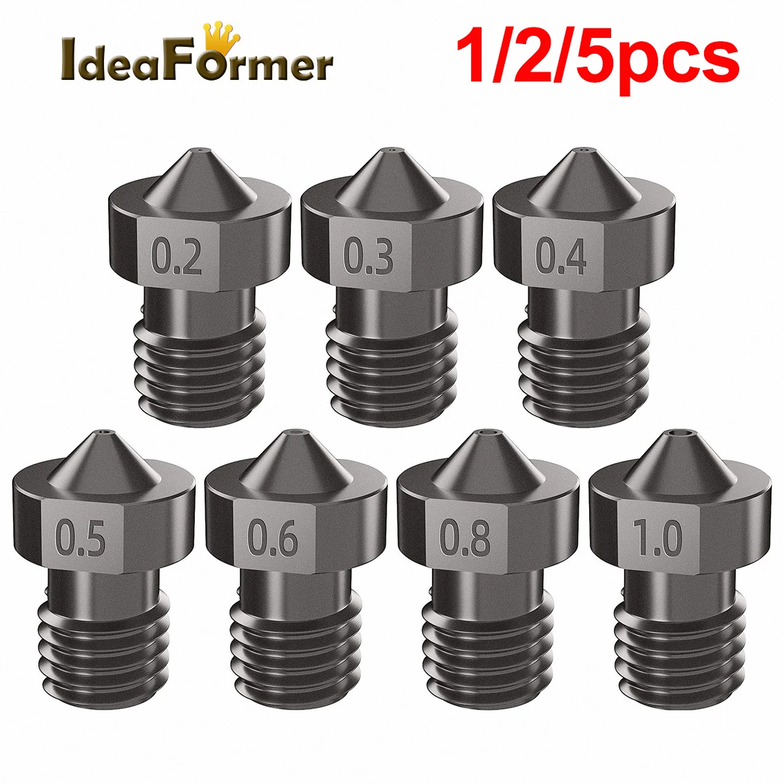 Duze pentru imprimare 3D · 5 PCS / 1.0mm