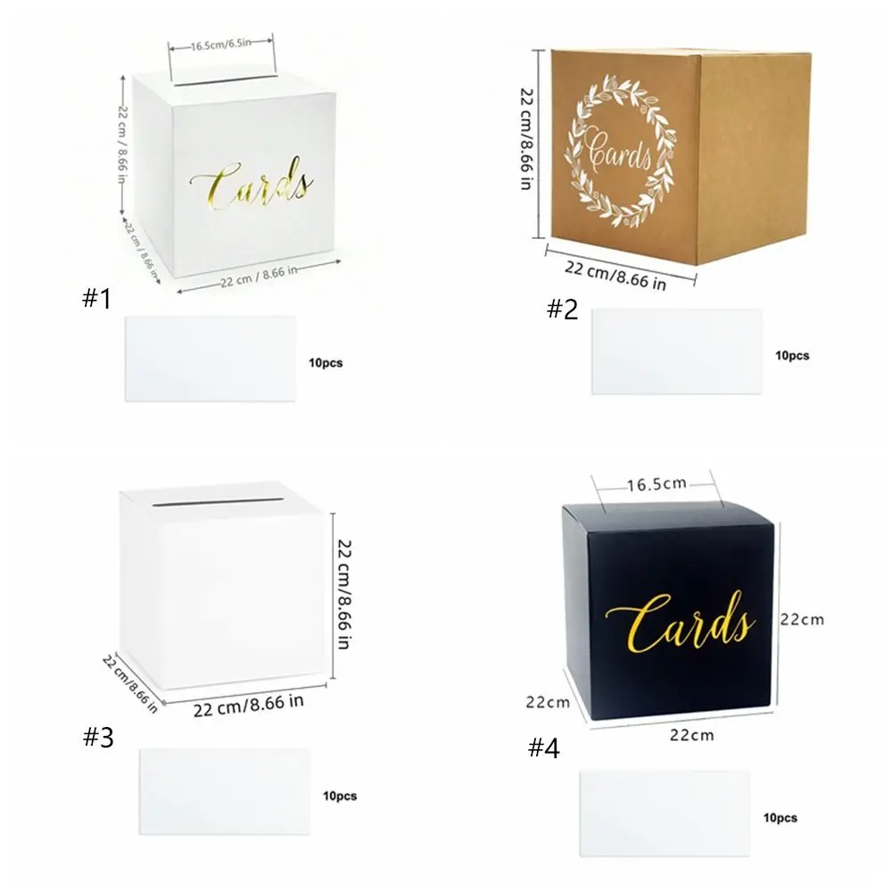 Blessing Wedding Card Box Storage Box Cardboard Receiving Elegant DIY Crafts Gift Card Anniversaries wooden gift card boxes wedding place cards
