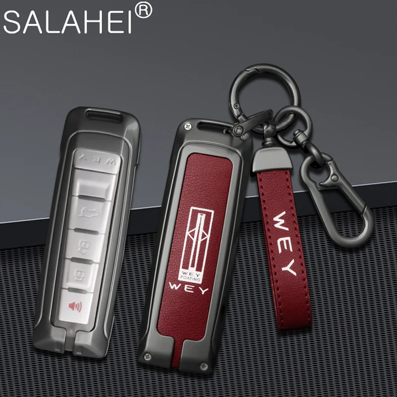 Car Smart Remote Key Case Cover Protect Shell Bag Per Great Wall Wey Vv5 Vv6 Vv7 A1 A3 A4 A5 A7 A8 Portachiavi Senza Chiave Accessori