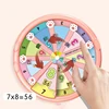 Children Math Multiplication Table Montessori Parish Toy Multiplication Turntable Teach Tool Arithmetic Practice Educational Toy 4