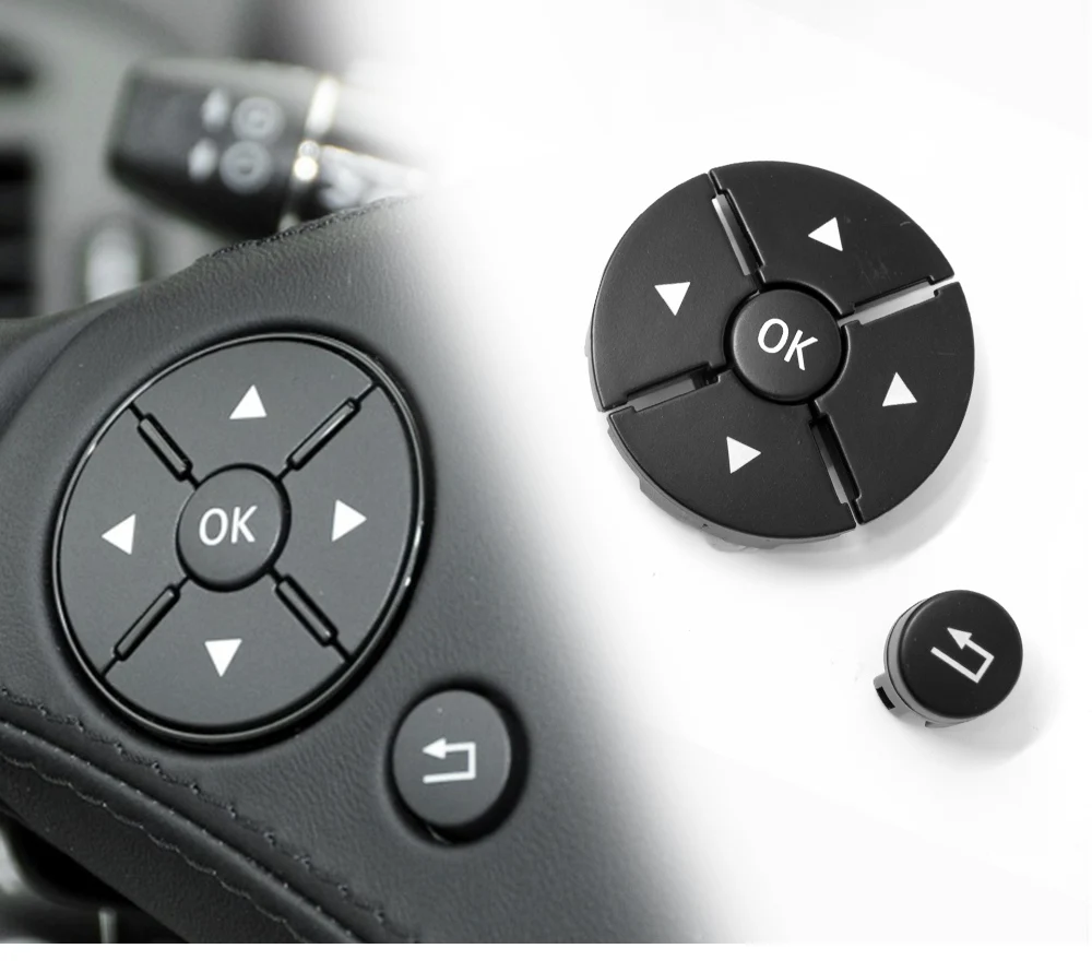 

New Car Steering Wheel Switch Control Button Trim Cover Kit For Mercedes Benz W221 S Class 2218215751