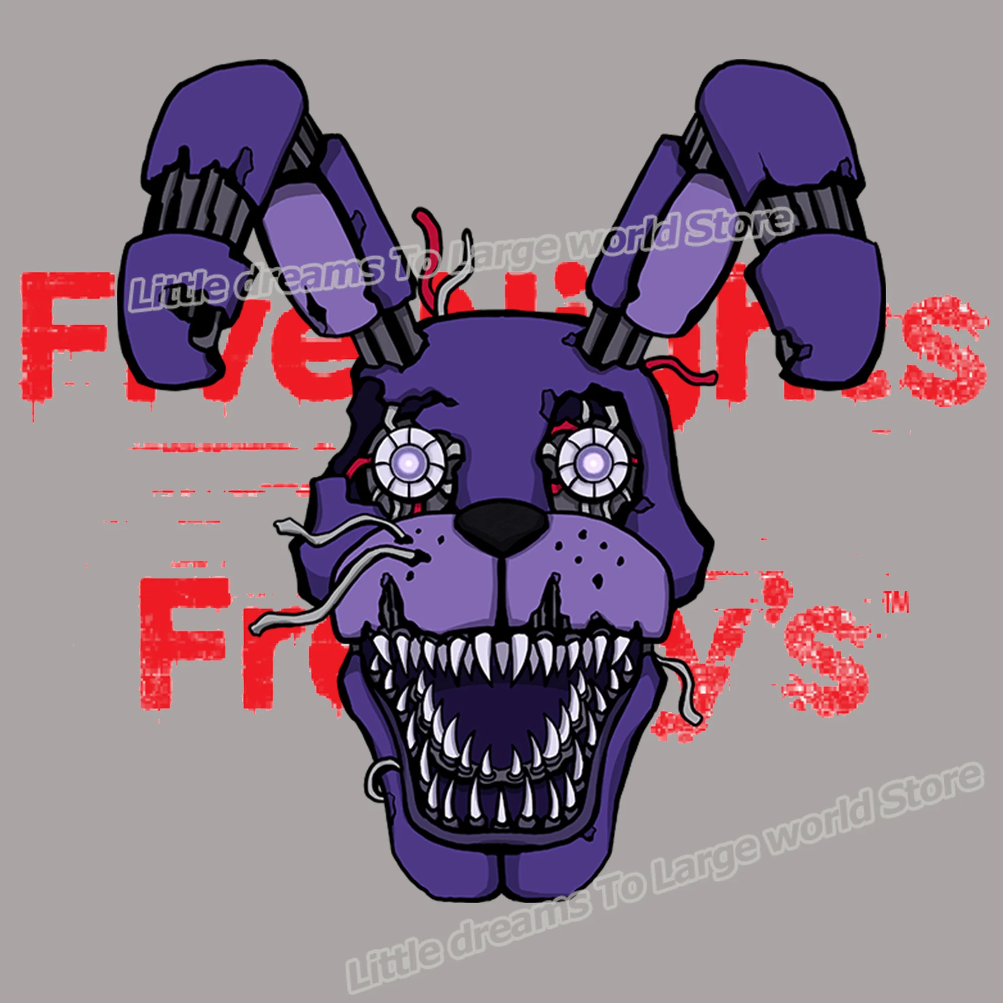 Compra online de Fnaf 2 Withered Chica Five Nights At Freddy's 2 Five  Nights At Fredd Transferências de ferro para roupas Camiseta Bolsa Adesivos  de transferência de calor Ferro em remendos