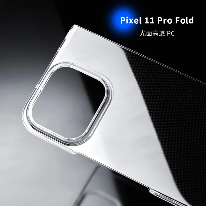 Transparent Hard PC Bumper Case with Front and Back Protective Cover
