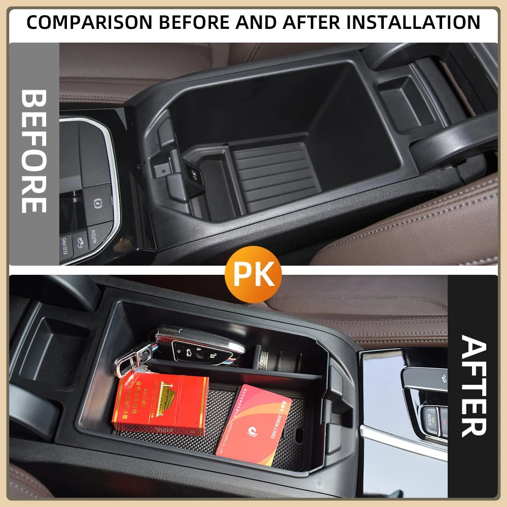 BMW X3 G01 2018-2024 X4 G02 2019-2024 자동차 팔걸이 보관함 센터 콘솔 컨테이너 주최자 트레이 인테리어 액세서리