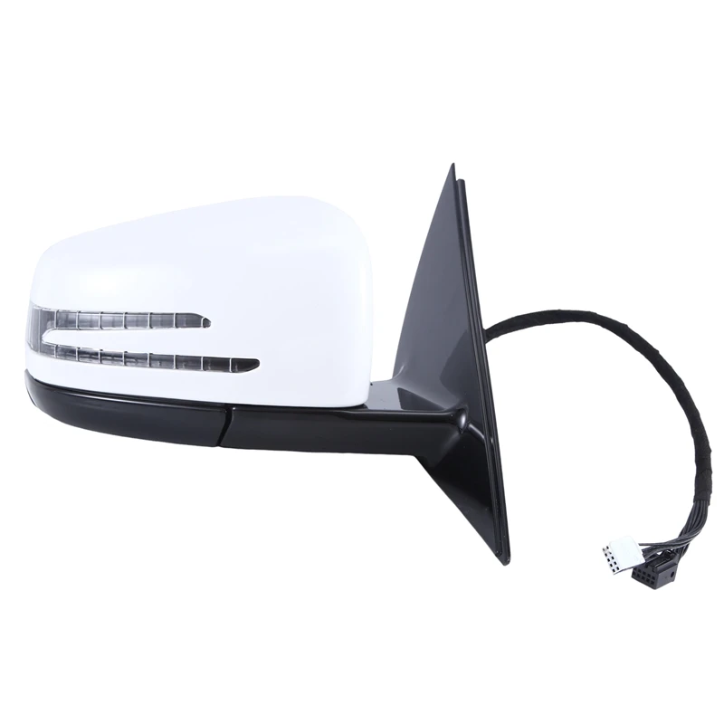 

Зеркало заднего вида правая Боковая дверь в сборе, белое для Mercedes Benz W221 S Class S300 S400 S500 S550 2010-2013, запчасти