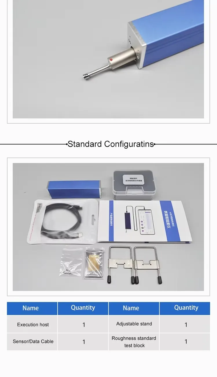 Surface Roughness Tester New Type Intelligent Roughness Detector Support for PDF