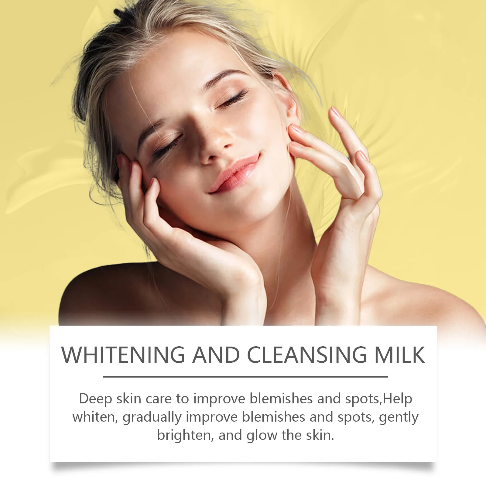 Nicotinamide Whitening Facial Cleanser Foaming Shrink Pores Deep Cleaning Oil Control Hydrating Brightening Face Wash Cleanser 5