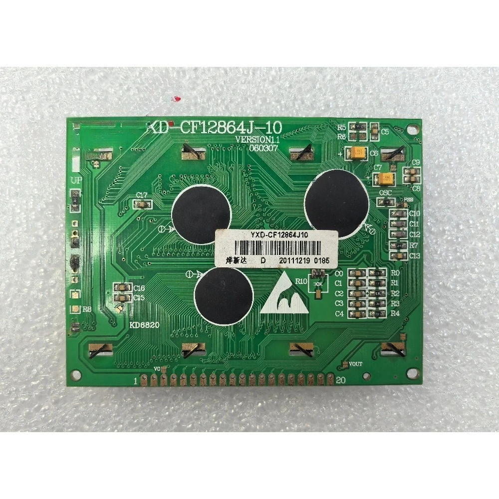 CAOX 새 , 흑백 LCD 모듈 YXD-CF12864J10-1/YXD-CF12864J1-10