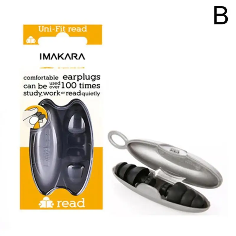 Silicone Noise-Canceling Sleep Protector Earplugs