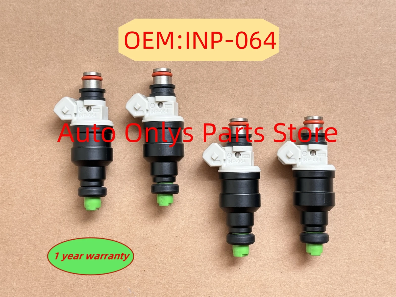 4-Pack Fuel Injectors INP-062 For Mitsubishi Mirage & Plymouth Colt Vista – Remanufactured