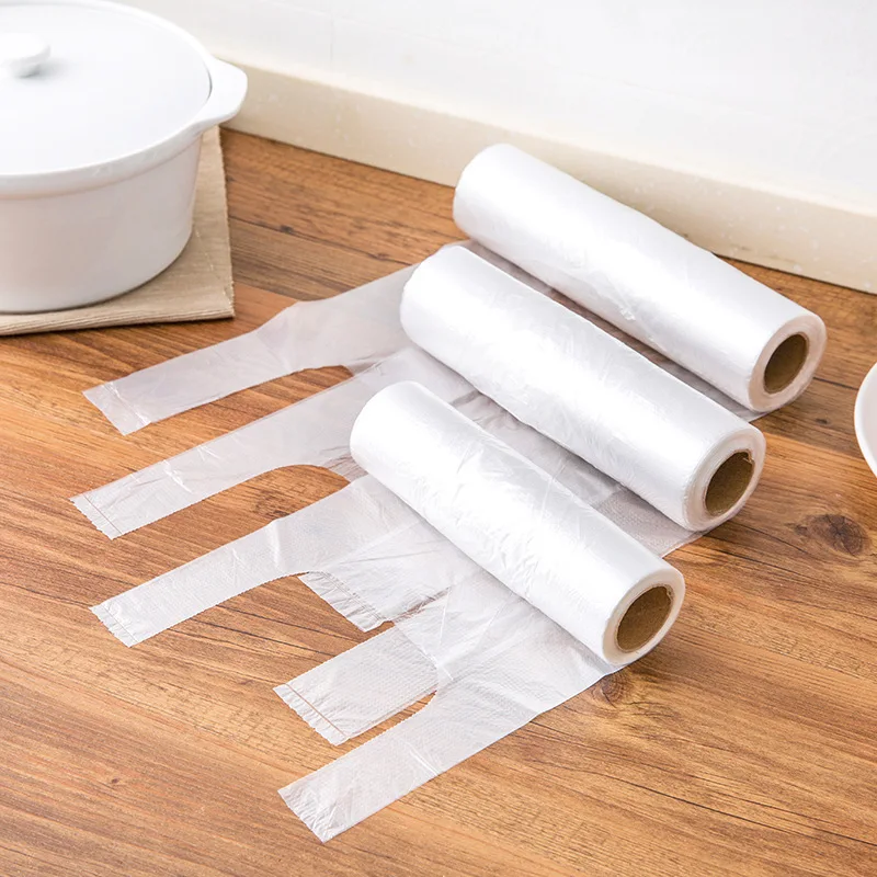 Plastic Fresh Keeping Bags 100pcs Kitchen Fruit Vegetables Packaging