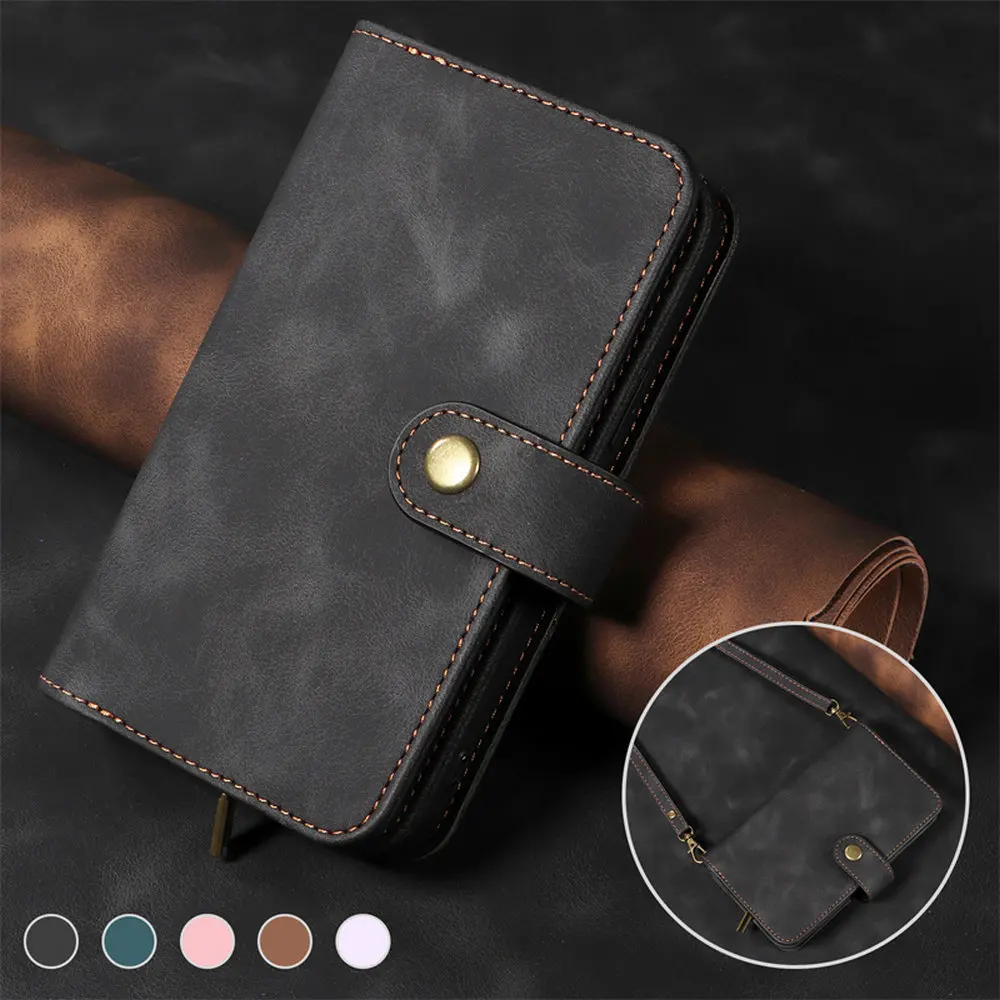 

For Google Pixel 7 Pro 6A 5G Flip Case Luxury Multi Card Wallet Zipper Leather Book Cover For Pixel 6 Pro Case Pixel 6A 7 Funda