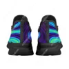 Fashion Black Psychedelic Kintted Breathable Men's Sneakers Light Lace Up Shoes Mesh Kintting Shoes Customized 4