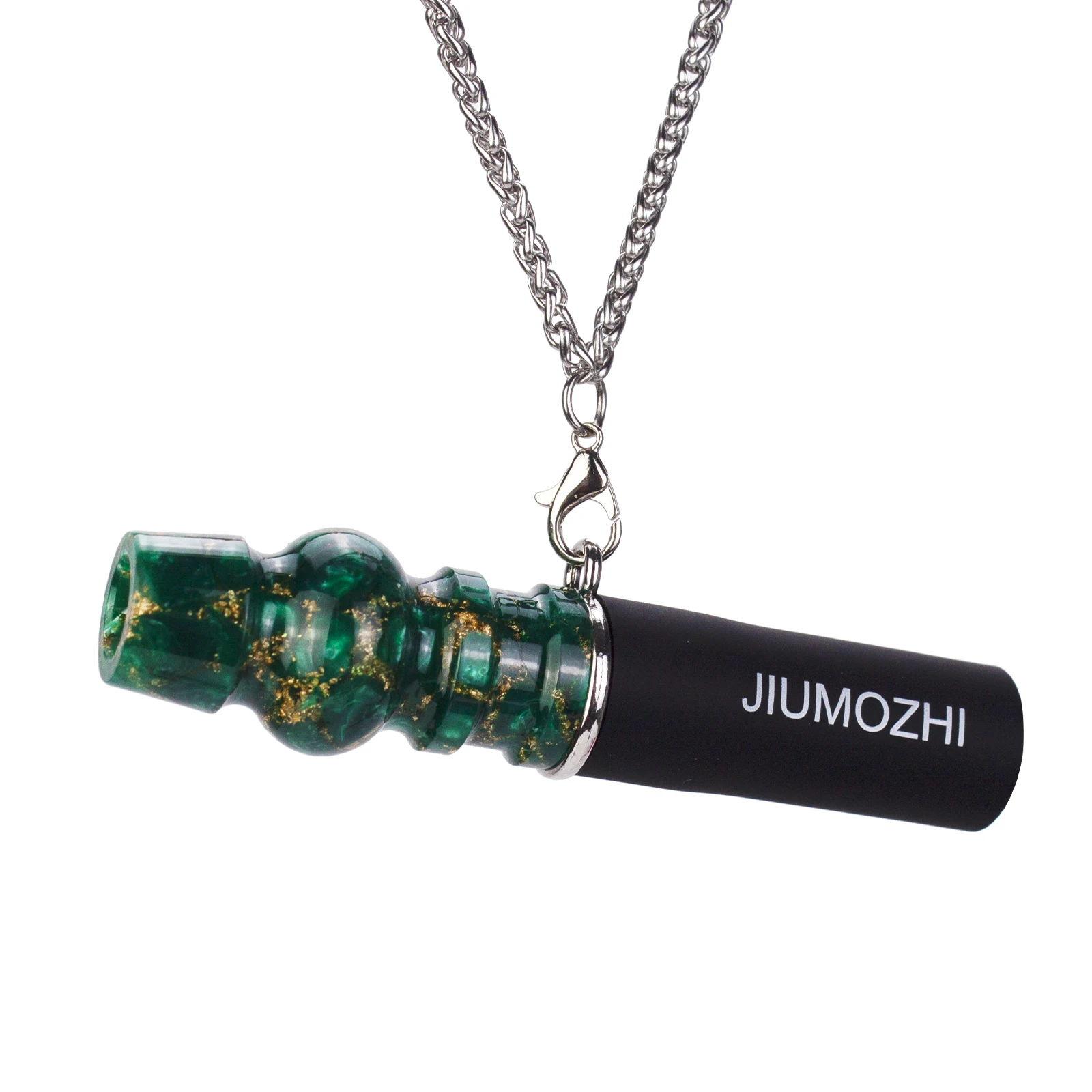 JIUMOZHI Reusable Hookah Mouth Tips with Necklace Jade Shisha Narguile Sheesha Cachimbas Nargile Hookahs Nozzle Mouthpiece