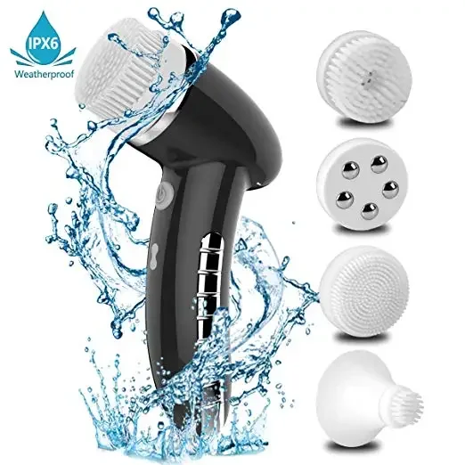 Four-in-one electric facial cleanser makeup remover massage facial cleanser to Blackhead exfoliating beauty equipment