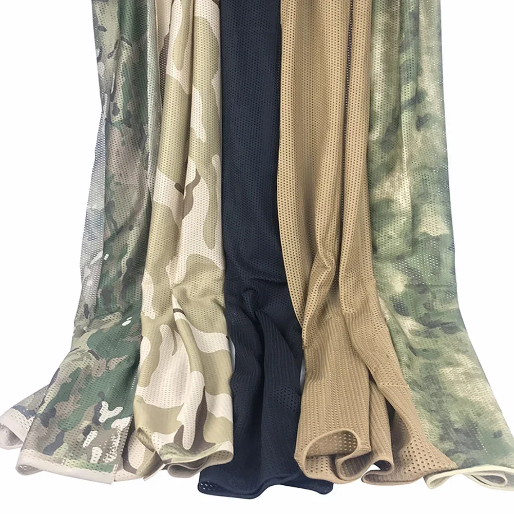 Summer Tactical Scarf Camouflage Neck Scarf Airsoft Sniper Face Shield Covers Photography Outdoor Camping Hunting Headshawls 2