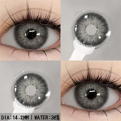 Enhance Your Look: Yearly Colored Contact Lenses with Prescription Myopia Correction (PATTAYA - GRAY)