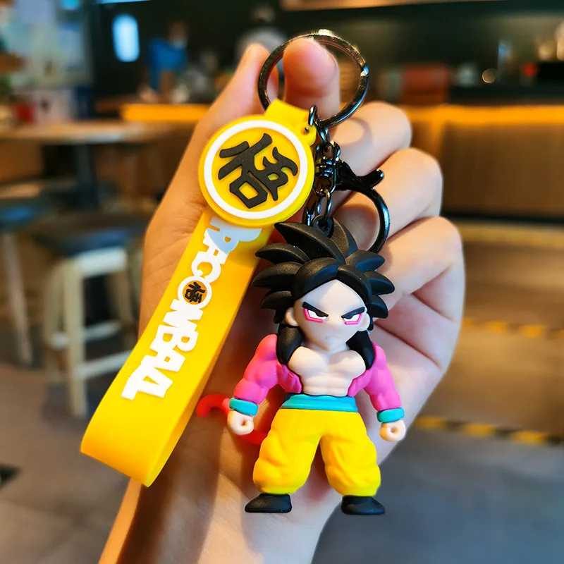 3Styles Anime Dragon Ball Z Keychains Saiyan Goku Gegeta Keychain