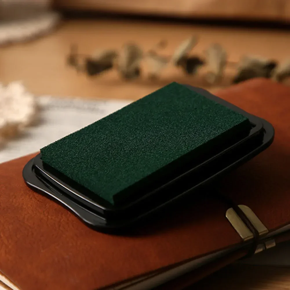 Package Contents Mm Solid Ink Pad Stamp Black Blue Crimson Purple Plastic Sponge Mm Manual Measurement Deviation