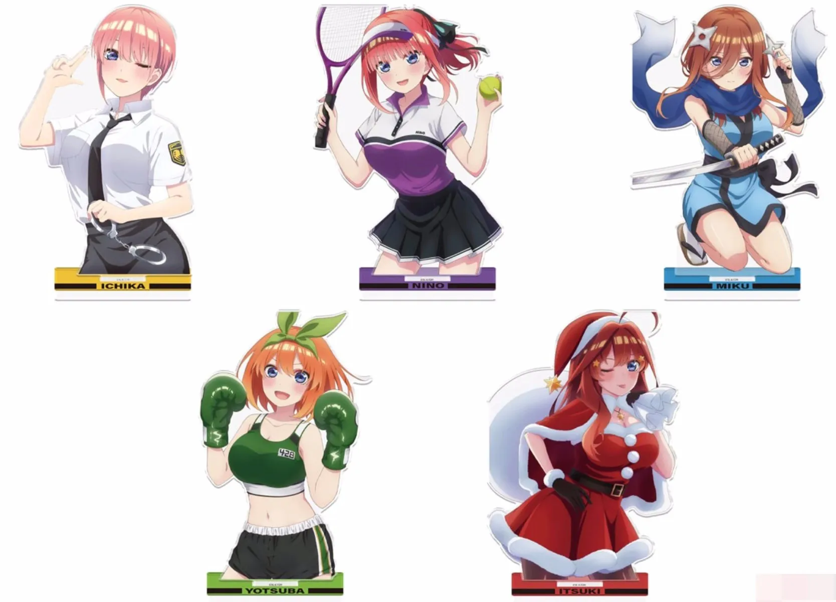 

The Quintessential Quintuplets Nakano Nino Itsuki Yotsuba Sports Ver. Acrylic Figure Stand Figure 5144 Kids Collection Toy