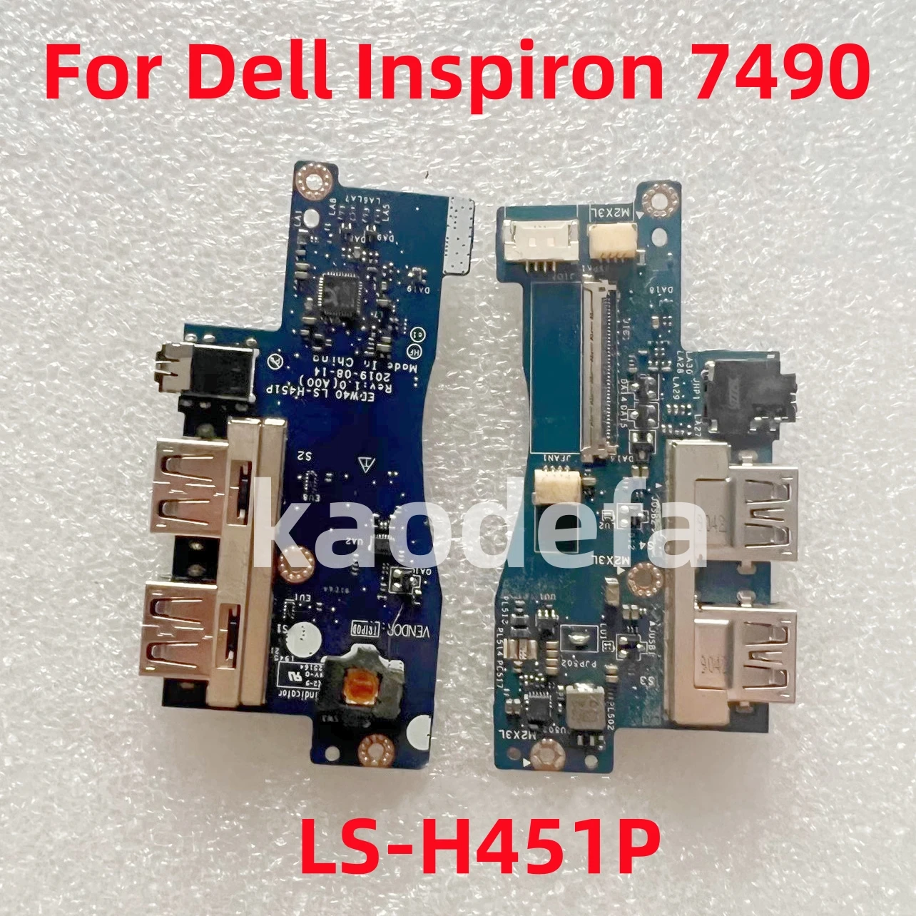 

LS-H451P For Dell Inspiron 7490 Laptop USB Small Board Audio Small Board Switch Board CN-0HT63C 0HT63C HT63C 100% Test OK