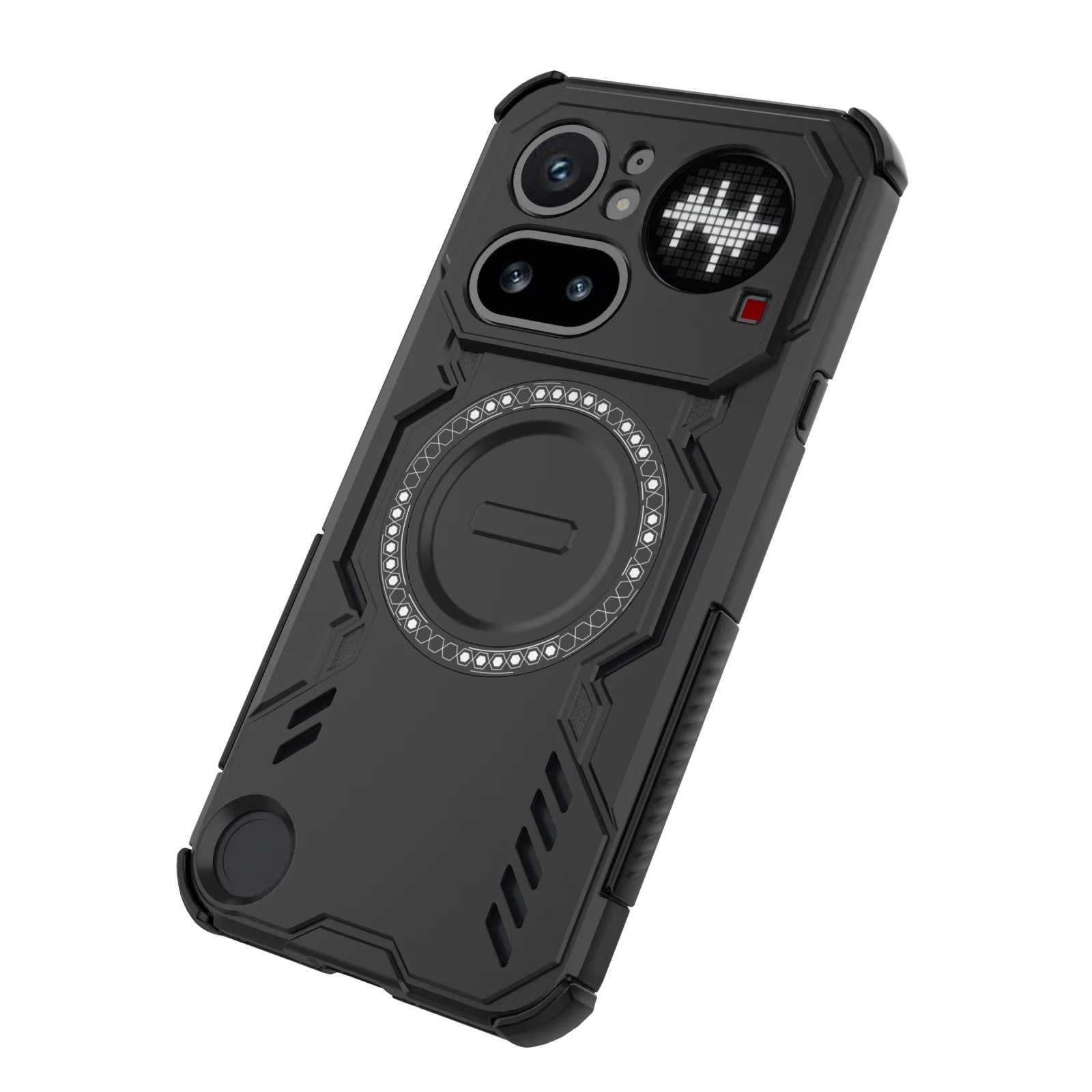 Enhanced Heat Dissipation Magnetic Shockproof Case with TPU Frame