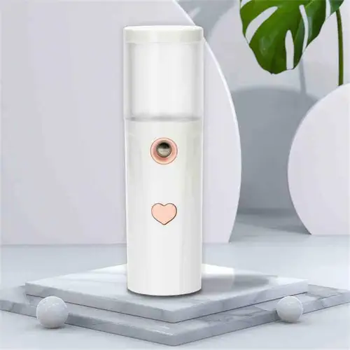 USB 충전식 휴대용 USB 공기 가습기 30ml, 핸드 헬드 워터 나노 스프레이 에센셜 밀크 오일 디퓨저 페이스 케어 스팀미터 2