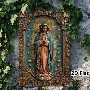 Vintage Guadalupe Metal Sign 1
