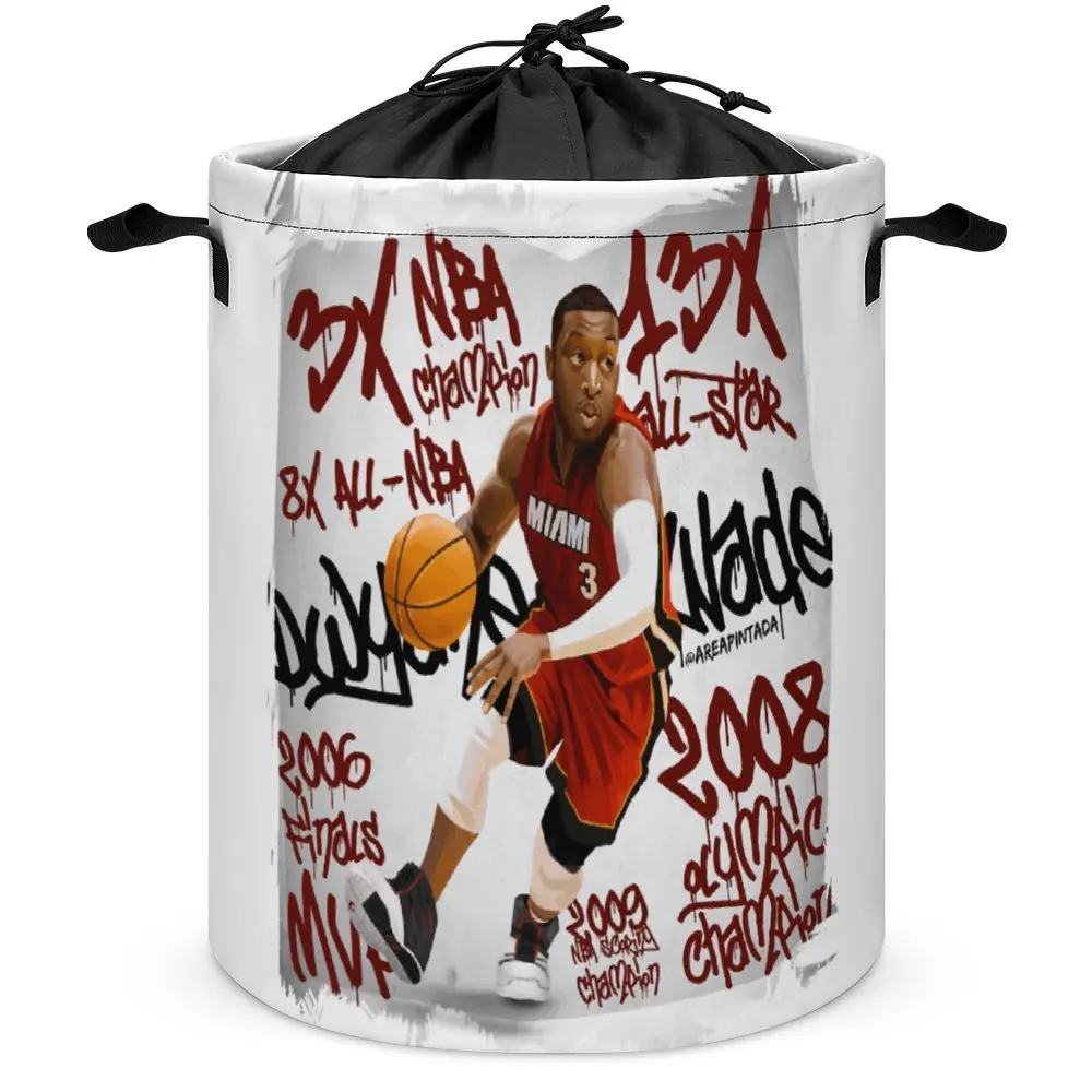 Dwyaneer E Wade D-Wade Wow 2023 Basket Stars (1) Cestini Portaoggetti Cesto Portabiancheria Multifunzionale Stoccaggio Di Calzini Mano Di Sollevamento
