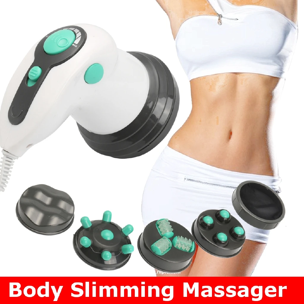 6 In 1 Full Relax Tone Spin Body Massager 3D Electric Full Body Slimming Massager Roller Cellulite Massaging Smarter Device New