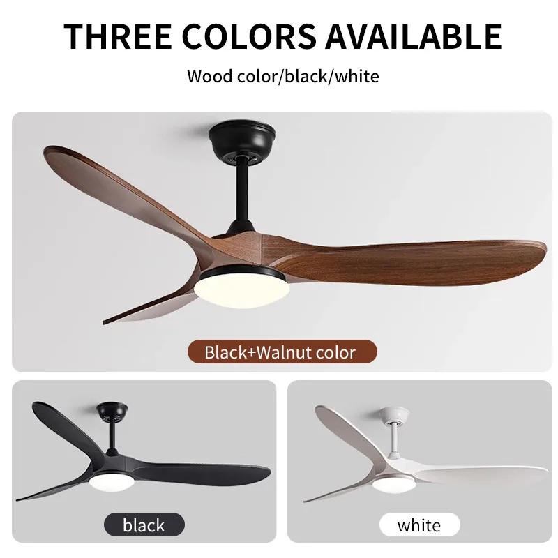 Vintage Chandelier 42 52 Inch Remote Control For Home Living Room Dining Room Decoration Fan LED