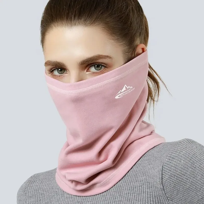 Winter Outdoor Cycling for Both Men and Women with Plush Warm and Windproof Headscarves Neck Covers for Face Protection neck warmer