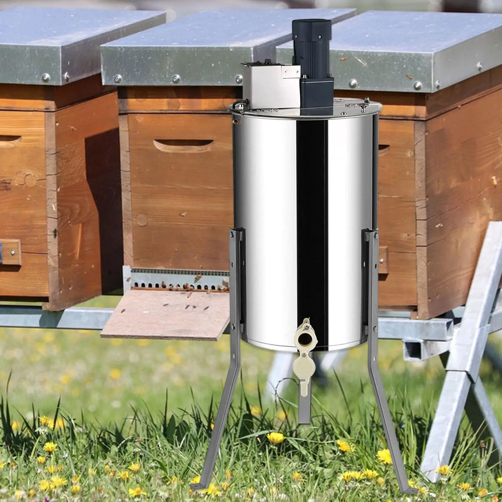 Electric Honey Extractor US Plug Beekeeping Extraction for Basement Kitchen