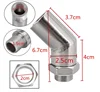 Automobile modification exhaust pipe oxygen sensor connector 45 degree /135 degree extension connector 2