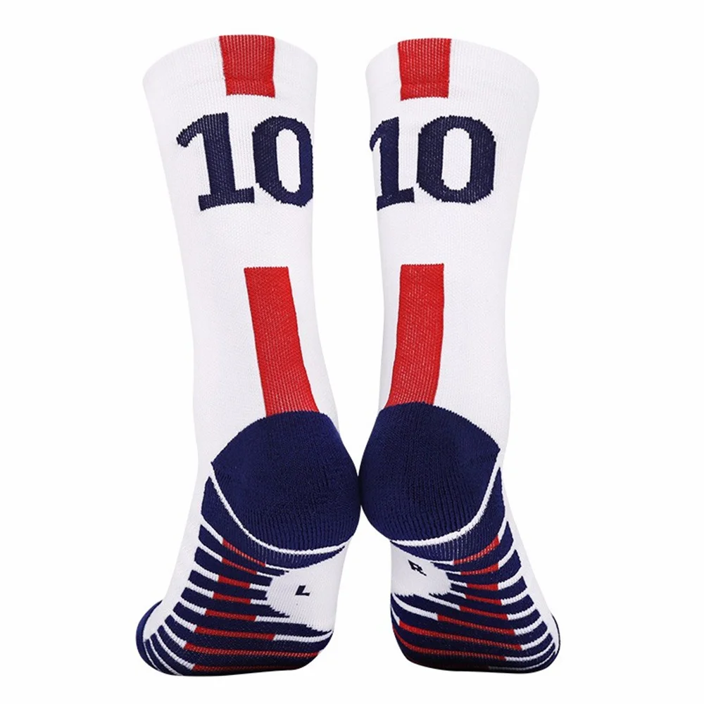 Sports Socks Number Kids Soccer 10# Star 7# Mid-tube Boys Cycling Outdoor Football