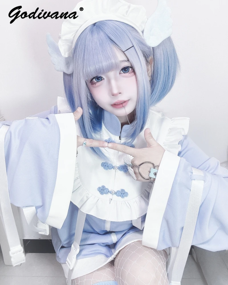 

Mine Style Water Color Y2K Hoodie Jacket 2024 Spring and Autumn Women's Oversized Zipper Coat Female Overcoat