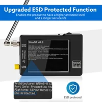 Upgraded Hand Held Tiny Spectrum Analyzers TinySA 2.8" Display 100kHz to 960MHz with ESD Proteced Version V0.3.1_E Analyzer 2