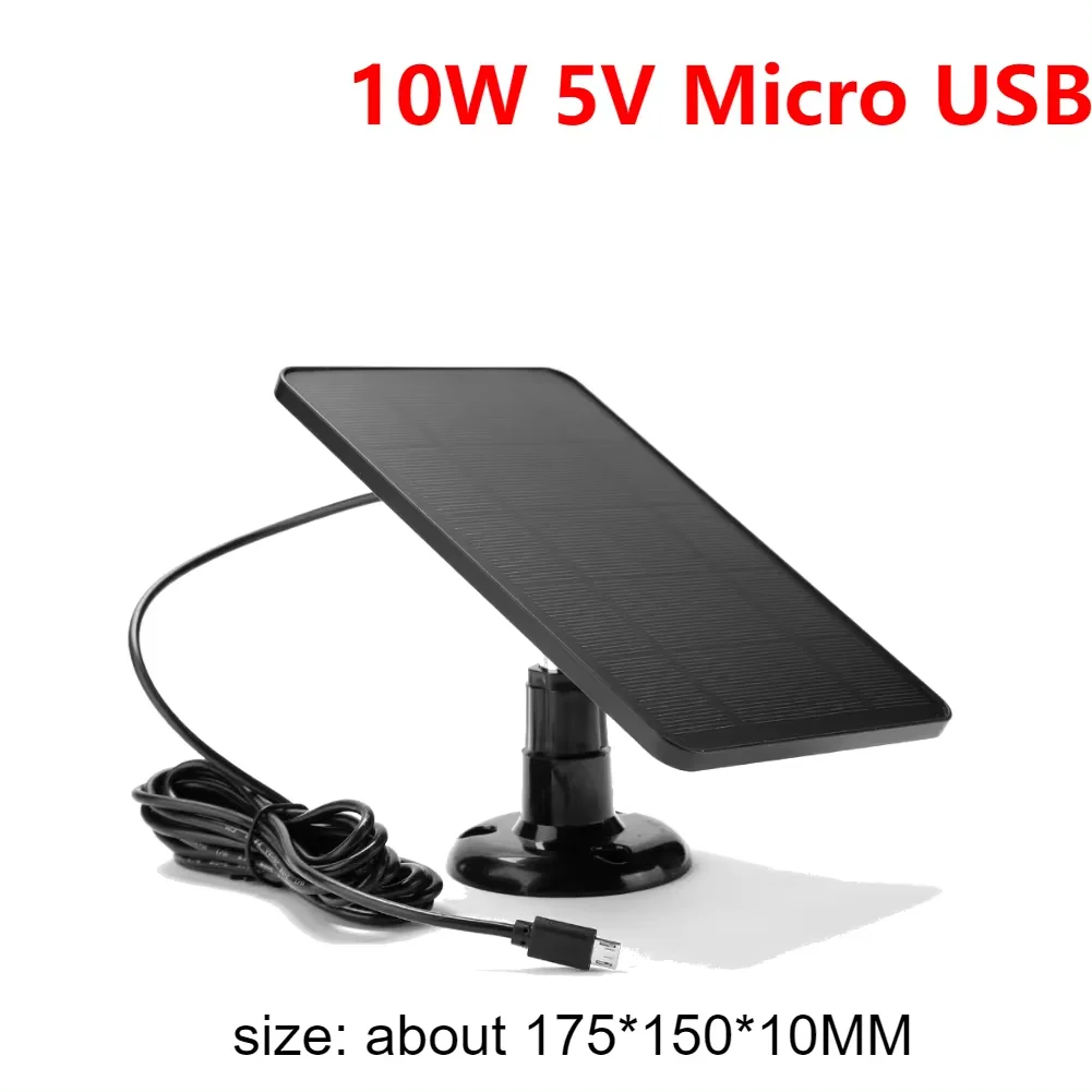 Fehploh 5V 6W zonnepaneel IP65 waterdichte camera zonnepaneel micro USB