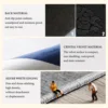 Swivel Chair Floor Mat Office Desk Rug Pulley Anti-scratch Wear-resistant Foot Mats Study Bedroom Soundproofing Carpet Tapis 러그 6