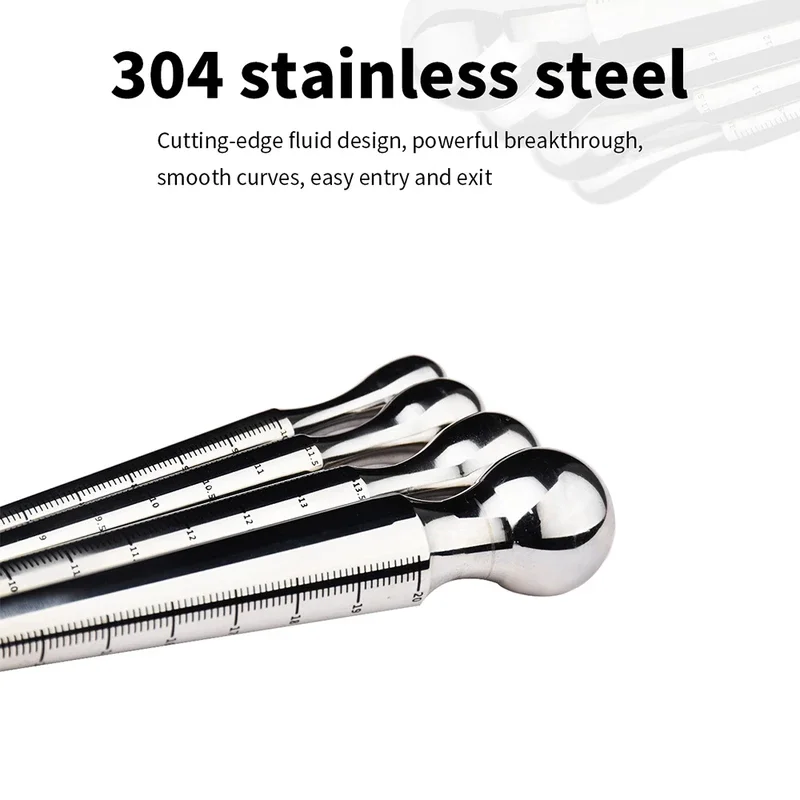 FRRK Smooth Horse Eye Stick Multifunction Stainless Steel Penis Plug Uretral Dilators Sounding Rod Catheter Adult Penis Sex Toys For Man