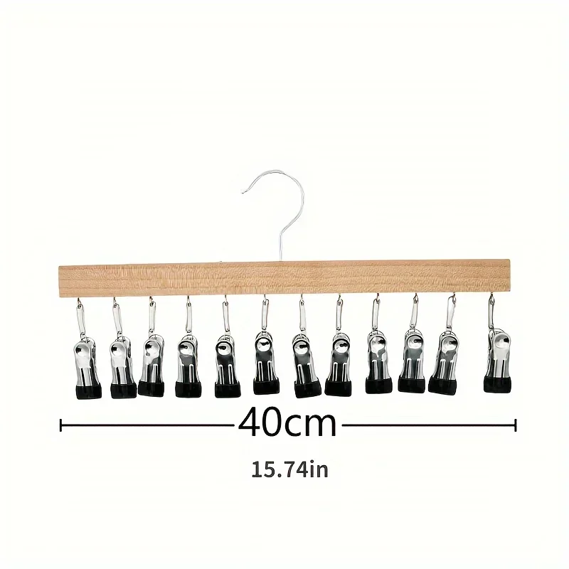 Household Multi-clip Drying Rack Anti-tangle Sock Clip Student Dormitory Clothes Drying Rack Pants Clip Hat Storage Rack 5